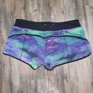 Lululemon Speed Short 2.5" 4-way Rio Nights
